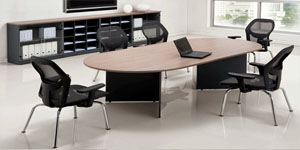 oval shape conference tables 