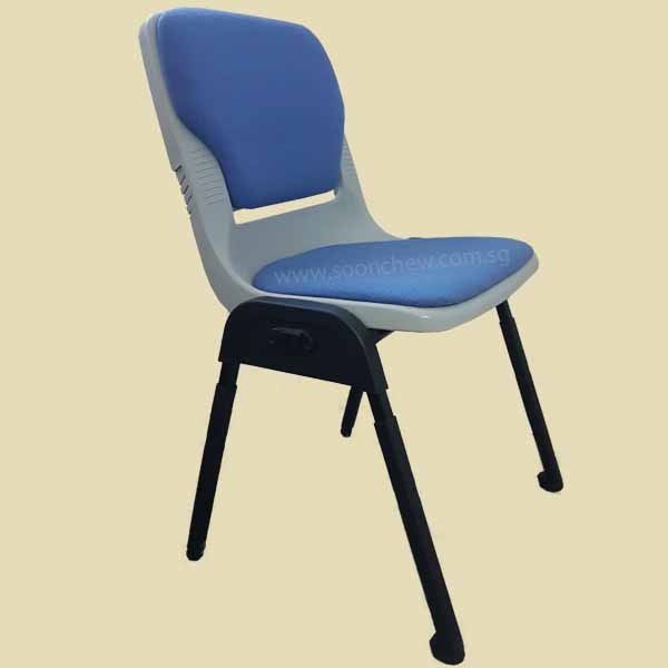stackable-and-linkable-school-training-seminar-chair-with-cushion-fabric-upholstery