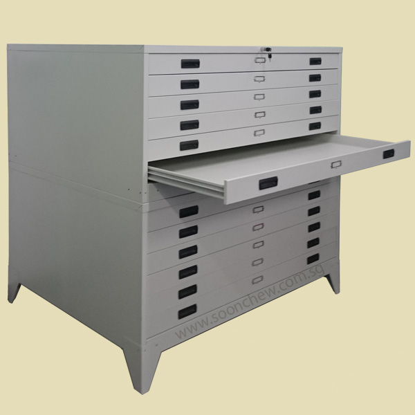 A0 Size Cabinet A1 Plan Drawers Large Format Drawing Storage