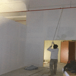 office renovation contractor with painters for painting work